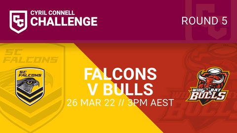 26 March - Cyril Connell Challenge Round 5 - Sunshine Coast Falcons v Wide Bay Bulls