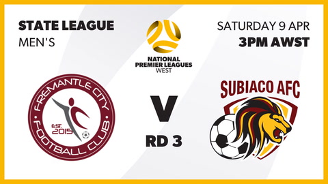 9 April - NPL WA State League Men's - Round 3 - Fremantle City FC v Subicao AFC
