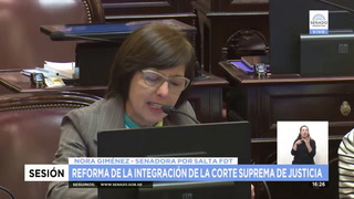 Nora Giménez: "Esta Corte no puede ni quiere administrar justicia"