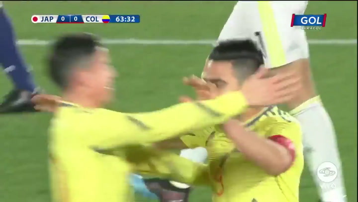 Colombia le ganó a Japón y todo el equipo se acordó de Juanfer Quintero - Fuente: Gol Caracol