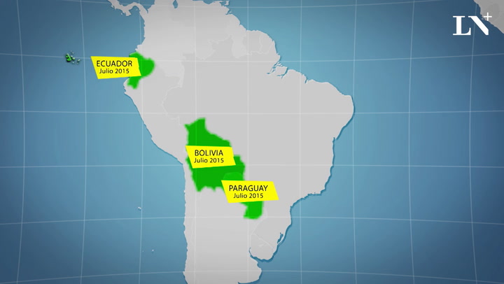 Los países latinoamericanos que ha visitado el Papa Francisco