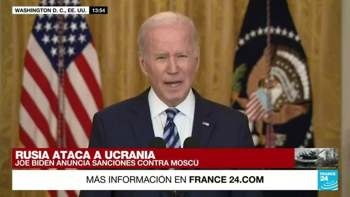 Biden: “Putin es el agresor. Putin eligió esta guerra”