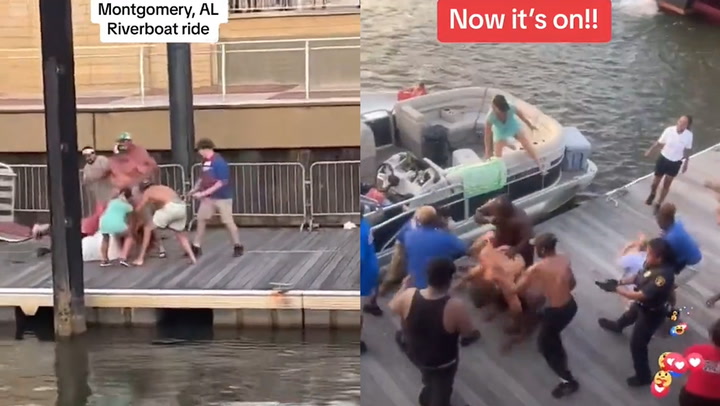 16-year-old boy jumps off boat to join fight in riverfront brawl