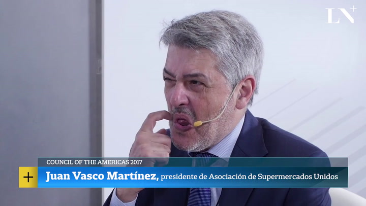 Entrevista a Juan Vasco Martínez, presidente de Asociación de Supermercados Unidos, en el Council of