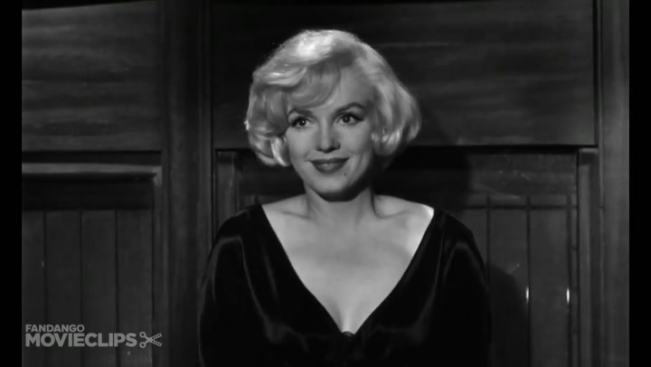 Marilyn Monroe como Sugar Kane - Fuente: YouTube
