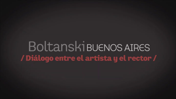 Diálogo entre Christian Boltanski y Aníbal Jozami
