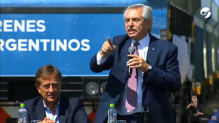Alberto Fernández se mostró junto a Sergio Massa en un acto en Mendoza