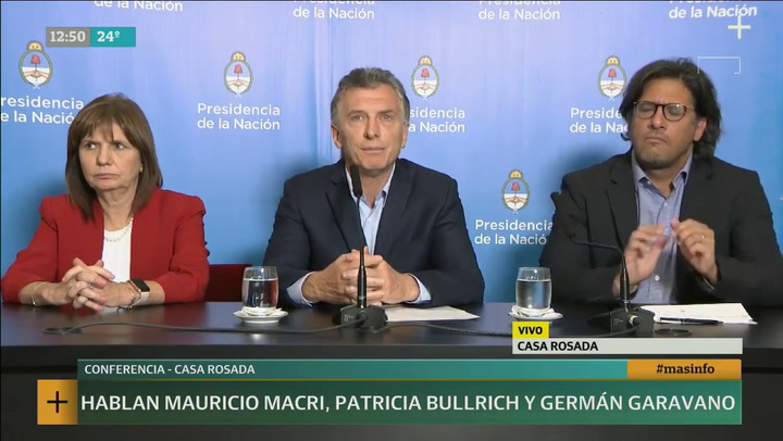 Macri , Bullrich y Garavano hablaron de los incidentes en el superclásico