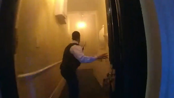 Moment residents rescued from burning Kensington flats captured on police bodycam