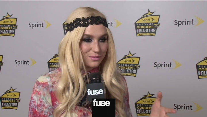 Interviews: Kesha at NBA ALL STAR