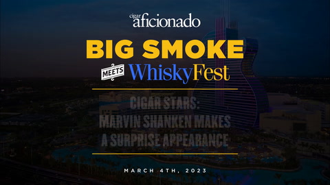 Marvin R. Shanken's Surprise Appearance At Big Smoke Meets WhiskyFest