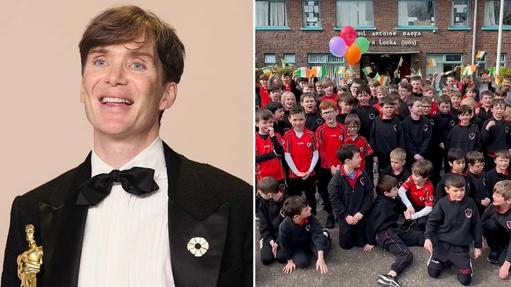 Adorable Reaction Of Pupils From Cillian Murphy’s Primary School To ‘Best Actor’ Oscar Win