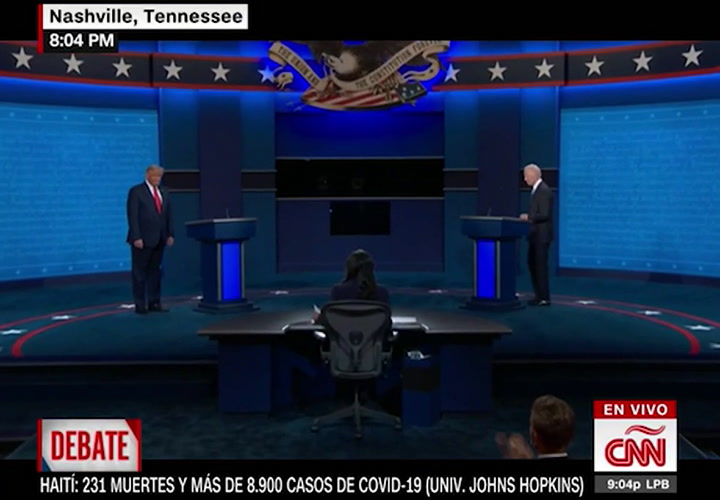 Debate presidencial: La pandemia - Fuente: CNN en español