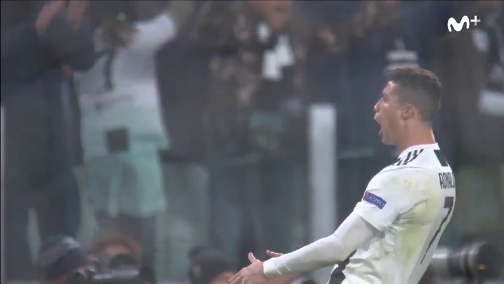 El gesto de Cristiano Ronaldo tras eliminar al Atlético de Madrid - Fuente: Movistar+