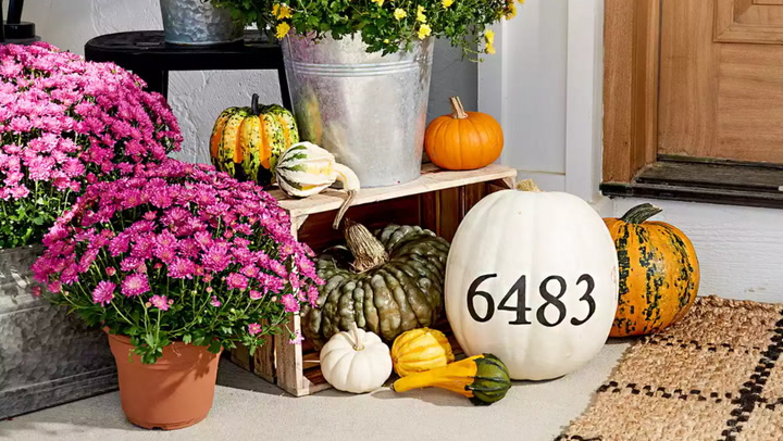 Farmhouse Decor Fall Twine Pumpkin Craft - Reuse Grow Enjoy