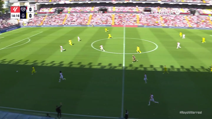 Gol de Sörloth (0-1) en el Rayo Vallecano 1-1 Villarreal