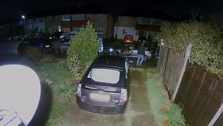 Thieves steal vital part from family's car as owner tries to scare them off