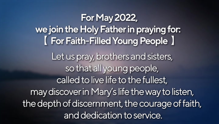 May 2022 - For faith-filled young people