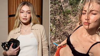 Gigi Hadid posts snaps from getaway with Taylor Swift and Travis Kelce