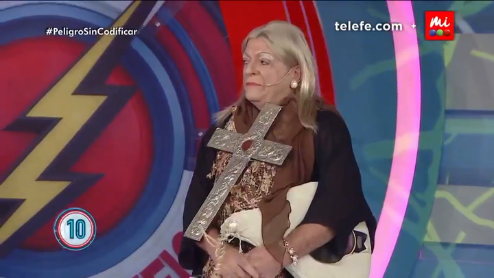 Campi como Lilita Carrió en Peligro sin Codificar - Fuente: Telefé