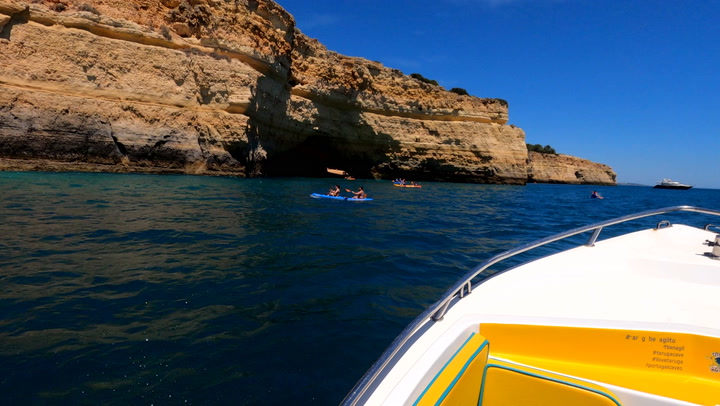 Going by boat in the Algarve 
