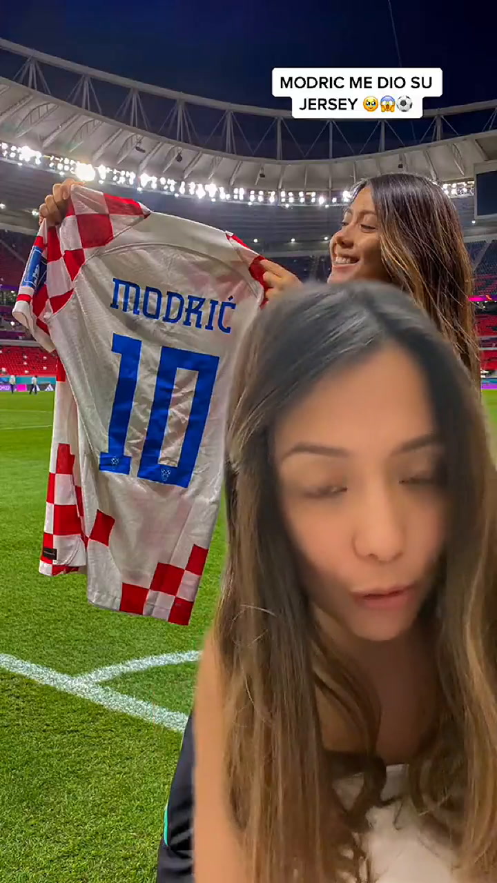 Una voluntaria en el Mundial de Qatar contó cómo fue que Modric le regaló su camiseta