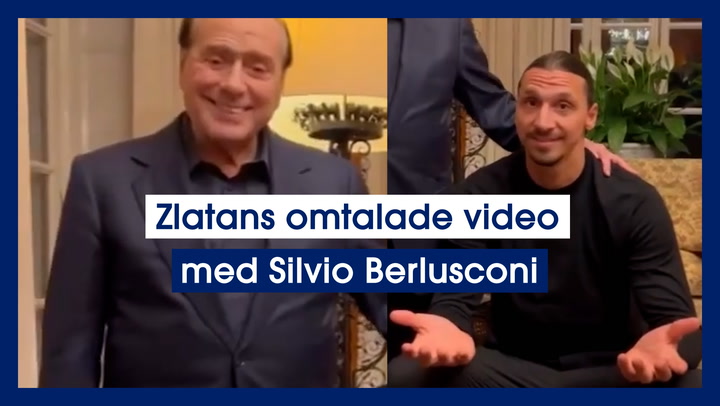 Zlatans omtalade video med Silvio Berlusconi