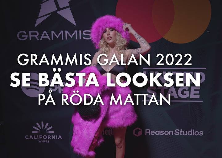SE OCKSÅ: Grammis Galan 2022 - se bästa looksen på röda mattan