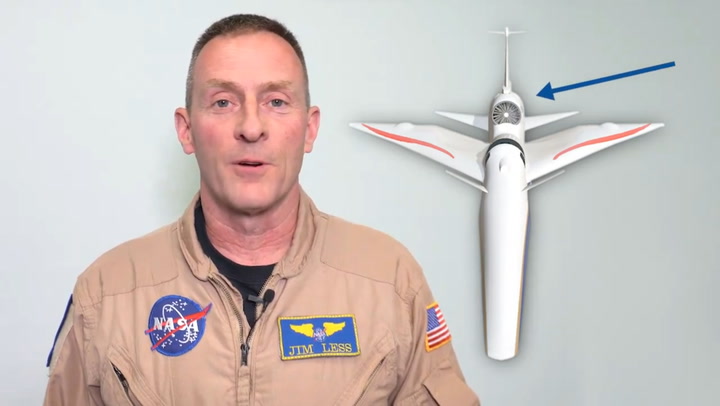 El piloto del avión supersónico X-59 explica sus funciones