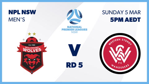 Wollongong Wolves FC v Western Sydney Wanderers FC