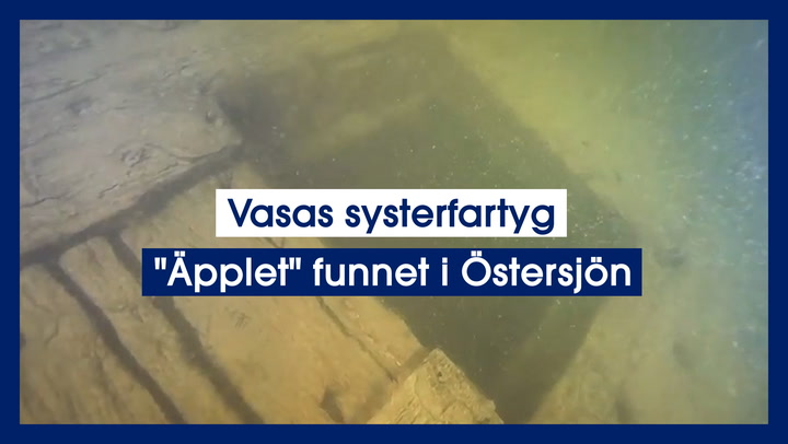 Wasas systerfartyg "Äpplet" funnet i Östersjön