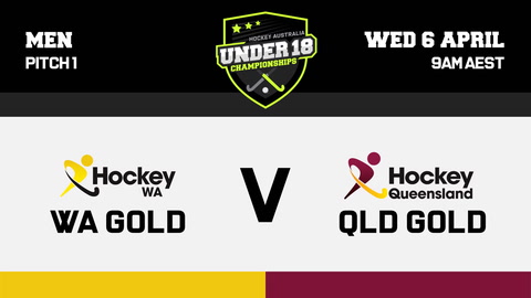 Western Australia Gold - U18 Boys v Queensland Gold - U18 Boys
