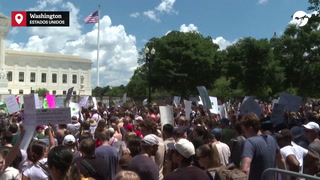 Estados Unidos: protestas frente a la Corte Suprema tras la anulación del derecho al aborto