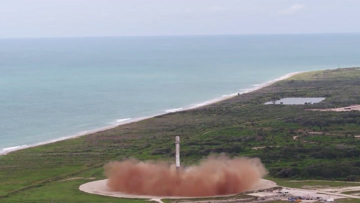 Mirá el aterrizaje del cohete Falcon 9 de SpaceX en ultra alta resolución
