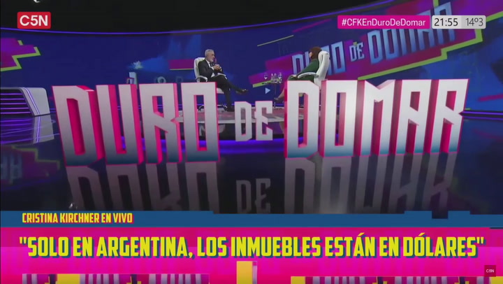 Cristina Kirchner: 'Massa agarro una papa caliente'