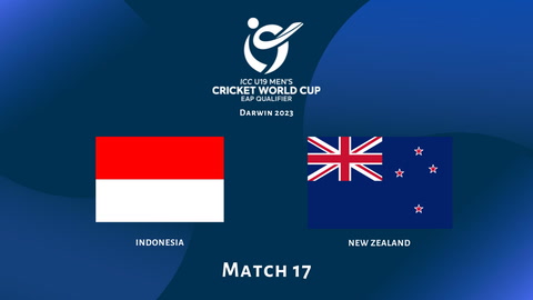 19 June - 2023 ICC U19s EAST ASIA PACIFIC WORLD CUP QUALIFIER - Indonesia v New Zealand