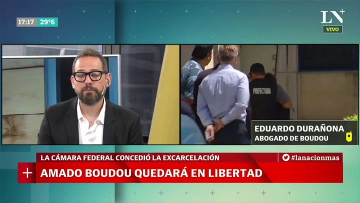 Habla el abogado de Amado Boudou quien fue excarcelado