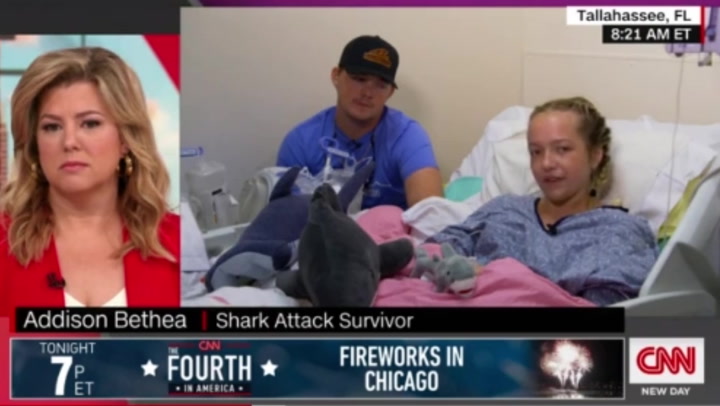 Teenager who survived shark attack in Florida describes encounter