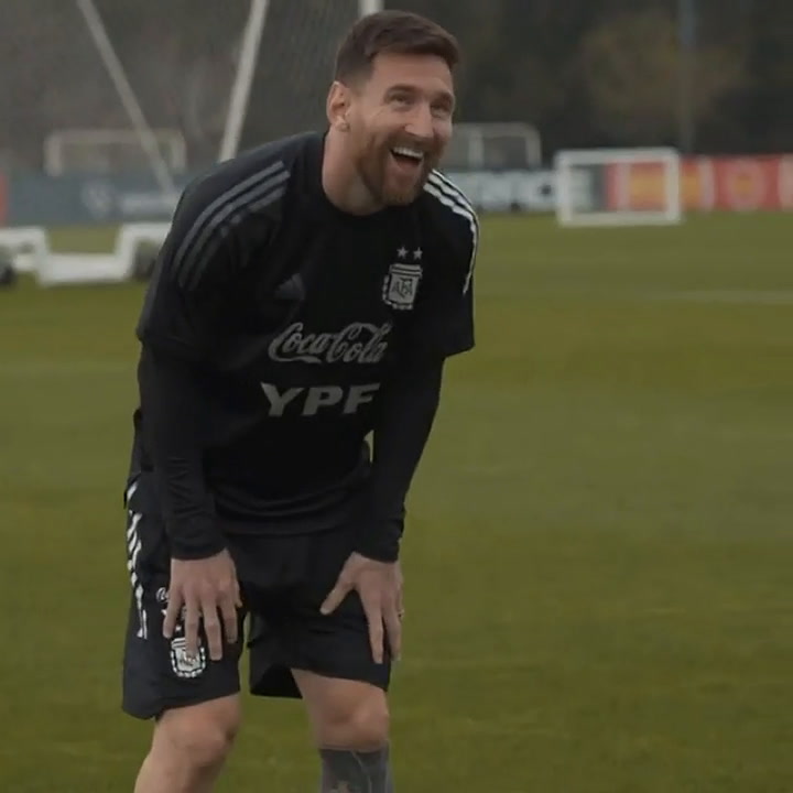El clip de Messi al ritmo de Trueno