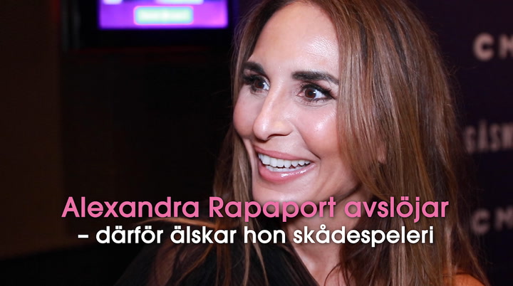 Alexandra Rapaport avslöjar – därför älskar hon yrket som skådespelare