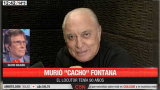 Murió "Cacho" Fontana: el recuerdo de Silvio Soldán