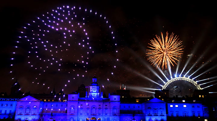 London's New Year's Eve fireworks return with breathtaking display