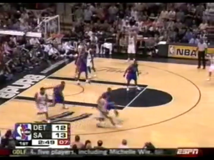 Final de la NBA 2005, jugadas de Manu - Fuente: YouTube
