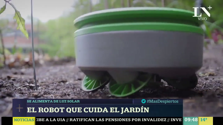 El robot que cuida el jardín