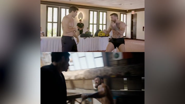 Conor McGregor and Jake Gyllenhaal rehearse Road House fight scene
