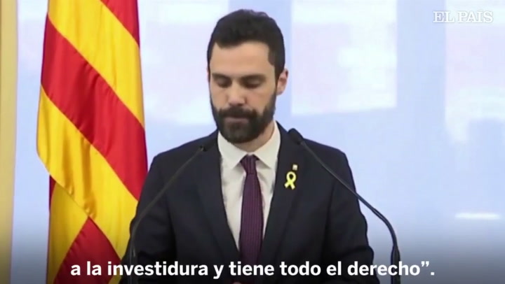 Torrent aplaza la investidura: “No propondré ningún candidato que no sea Puigdemont'