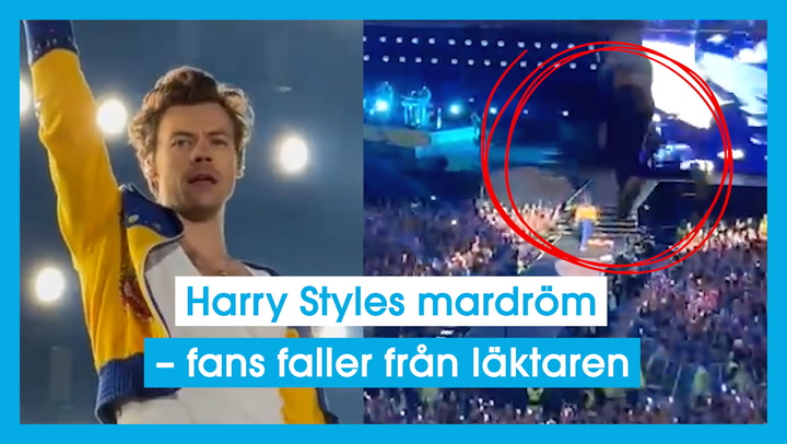 Harry Styles mardröm – fans faller från läktaren