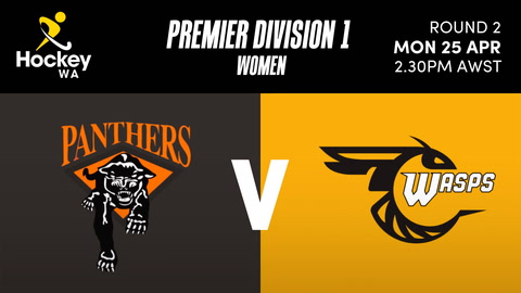 25 April - Hockey WA PL Womens - R2 - Panthers v Wasps