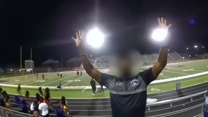 School bandleader tasered by police after refusing to end performance at sports game