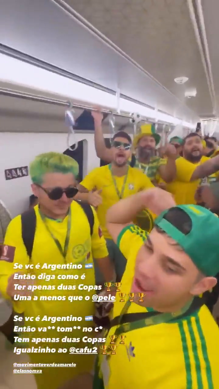 La canción de los hinchas brasileños contra Argentina